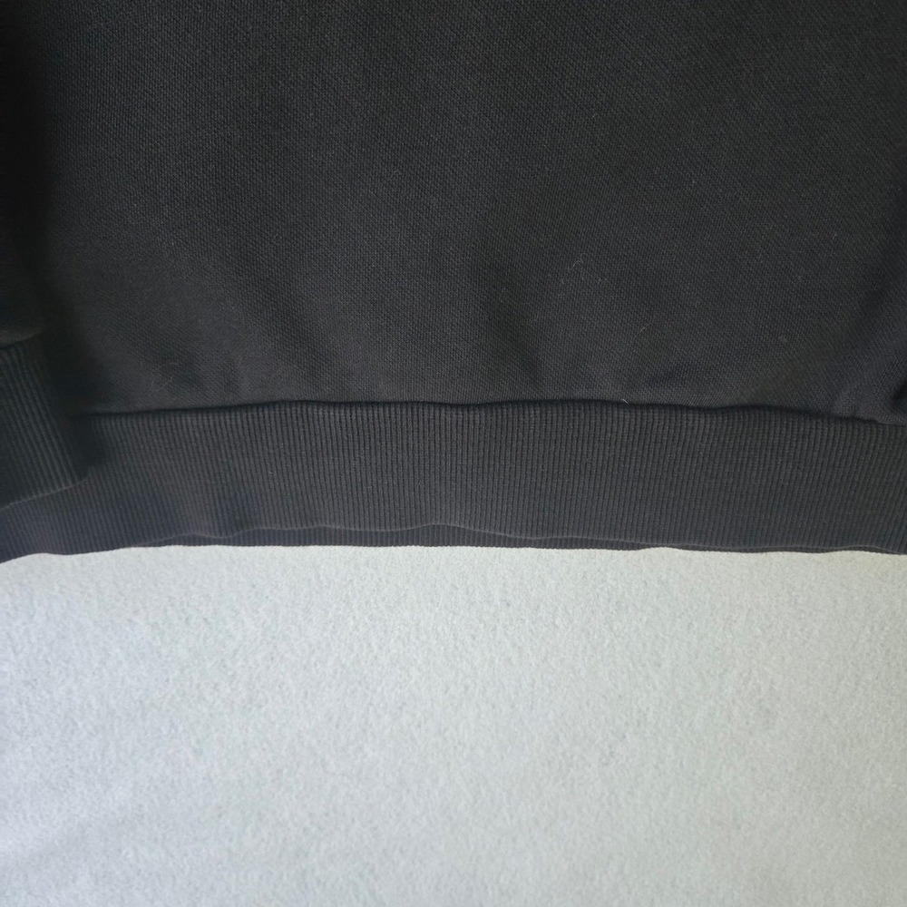 Puma Mens Crewneck Sweatshirt Black Grey Box Logo Pullover 673837-01 Size M - Picture 4 of 7